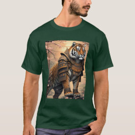Camiseta Samurai Tiger 🐯 ⚔️ | Vibe de la jungla guerrera