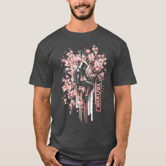 Camiseta Samurai urbano entre el guerrero moderno Sakura TS
