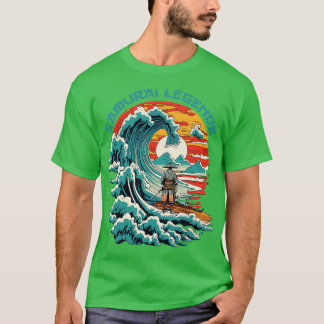 Camiseta samurai vintage