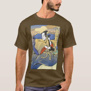 Camiseta Samurai vintage estilo kabuki estilo estético japo