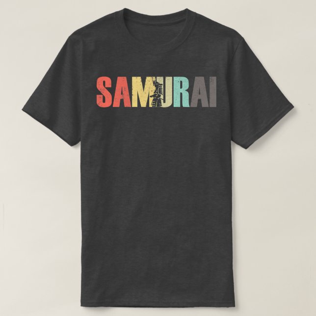 Camiseta Samurai Warrior Armor Combatiente Japonés Samurai  (Diseño del anverso)
