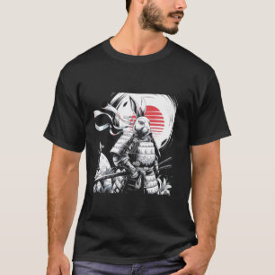 Camiseta Samurai Warrior Bunny Rising Sun Arte de Pascua de