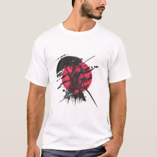 Camiseta Samurai Warrior T-Shirt   Arte Bushido japonés*