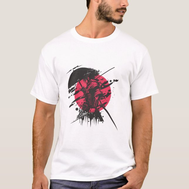 Camiseta Samurai Warrior T-Shirt | Arte Bushido japonés* (Anverso)