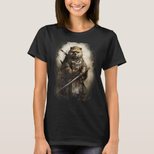 Camiseta Samurai Woodchuck japonés vintage
