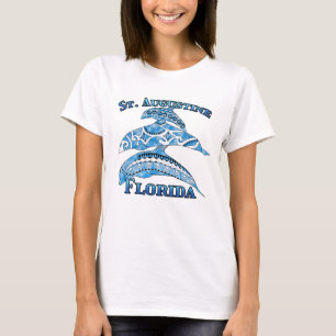 Camiseta San Agustín Florida Vacaciones para delfines triba