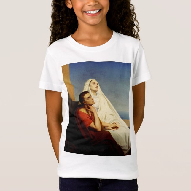 Camiseta San Agustín y Santa Mónica (Anverso)