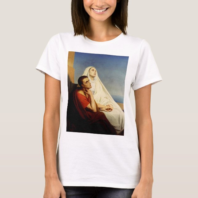 Camiseta San Agustín y Santa Mónica (Anverso)