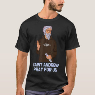 Camiseta San Andrés Pescador Patrono De Pescadores Católico