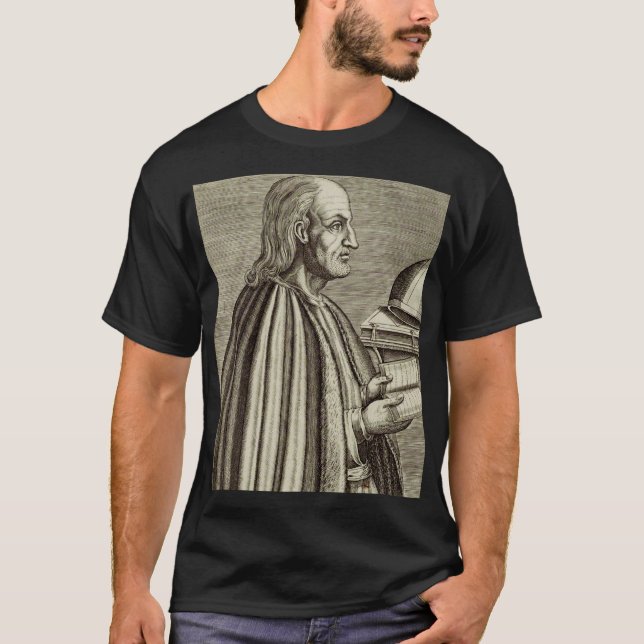 Camiseta San Anselmo de Canterbury Médica de la Iglesia (Anverso)