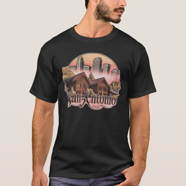 Camiseta San Antonio City Texas USA (Anverso)