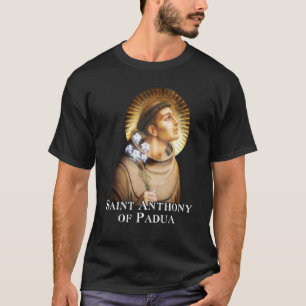 Camiseta San Antonio de Padua Católico Vintage Santo Niño 