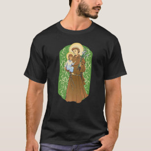 Camiseta San Antonio de Padua y el Niño Jesús Lindo Católic