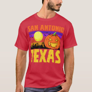 Camiseta San Antonio Teas Happy Halloween Fiesta Ciudad loc