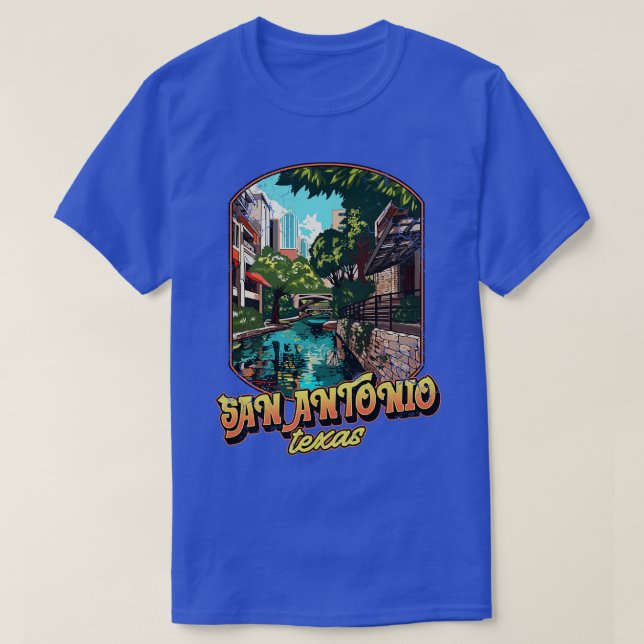 Camiseta San Antonio Texas (Diseño del anverso)