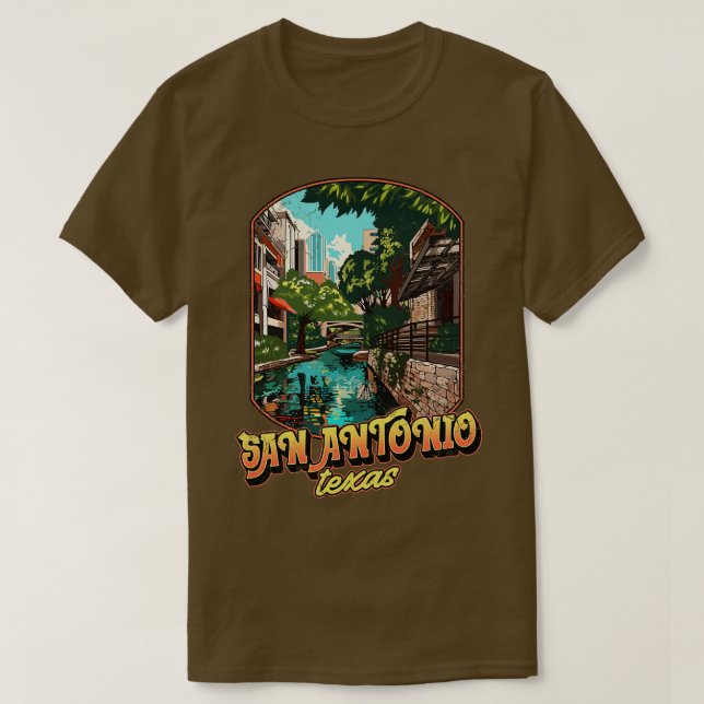 Camiseta San Antonio Texas (Diseño del anverso)