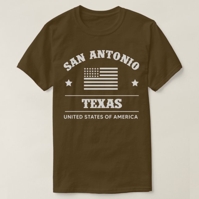 Camiseta San Antonio Texas USA (Diseño del anverso)