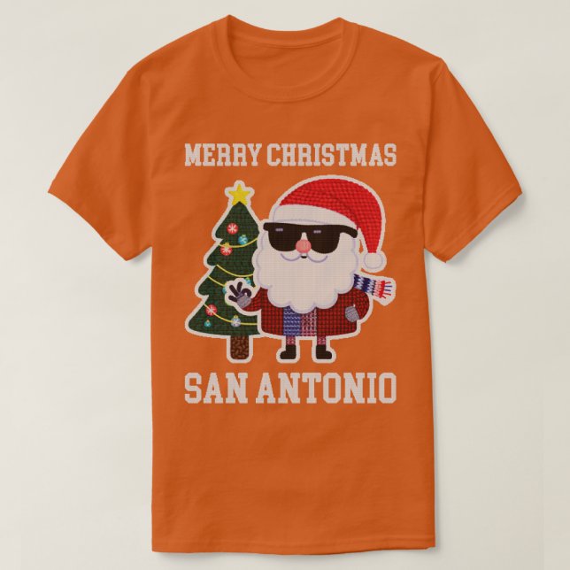 Camiseta San Antonio Xmas (Diseño del anverso)