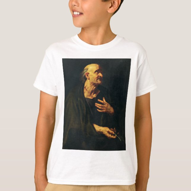 Camiseta San Bartolomé el apóstol de Rubens (Anverso)