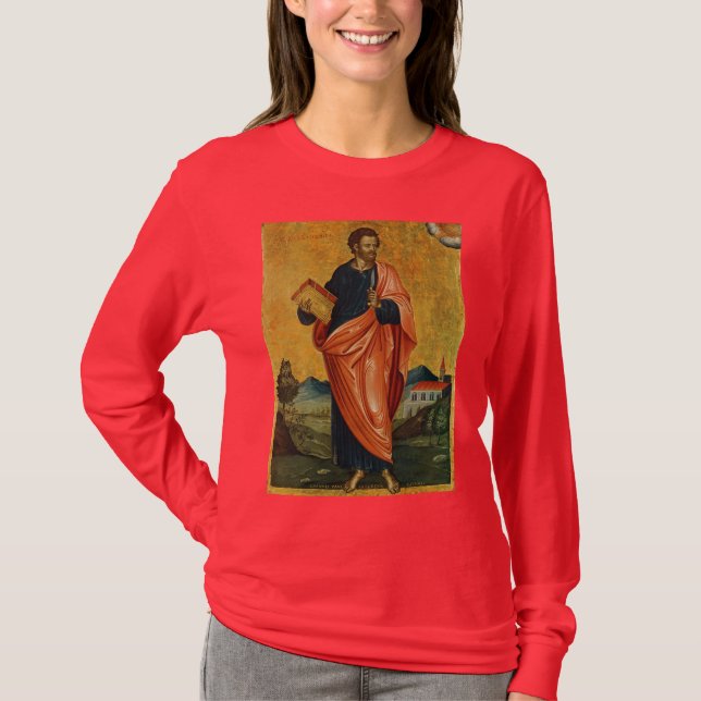 Camiseta San Bartolomé el ícono ortodoxo del Apóstol (Anverso)