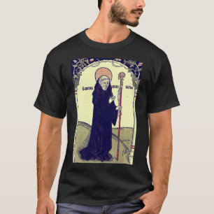 Camiseta San Benito de Nursia Patrono de Europa Católico