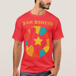 Camiseta San Benito Texas Vintage Molestias de recuerdo 1