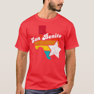 Camiseta San Benito Texas Vintage Molestias de recuerdo 2