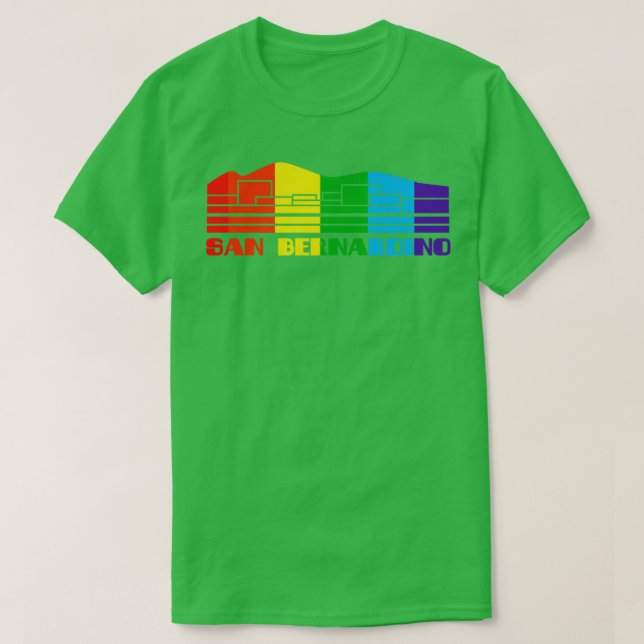 Camiseta San Bernardino Orgullo San Bernardino Regalo LGBT  (Diseño del anverso)