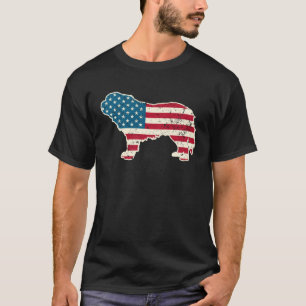 Camiseta San Bernardo 4 de julio Hombres Mujeres USA Americ