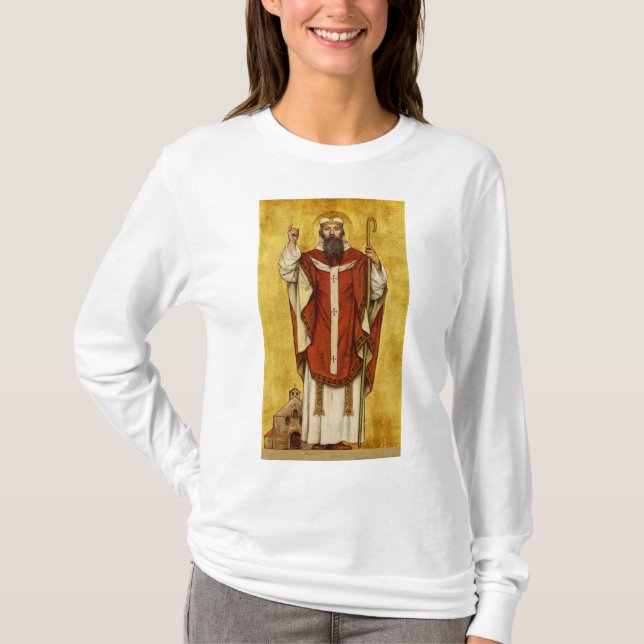 Camiseta San Bonifacio de Maguncia - Patrono de los educado (Anverso)