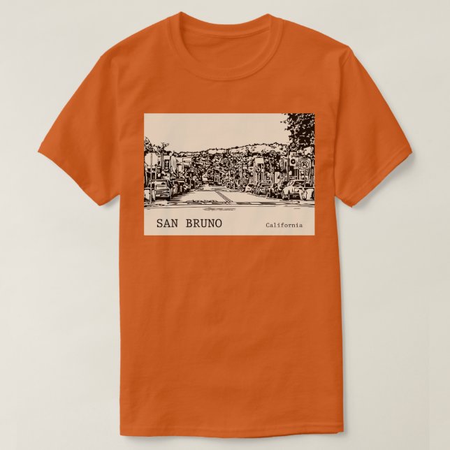Camiseta San California TShirt 1 (Diseño del anverso)