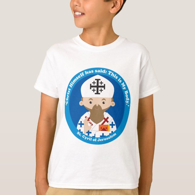 Camiseta San Cirilo de Jerusalén (Anverso)