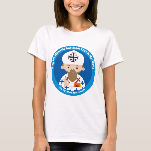 Camiseta San Cirilo de Jerusalén (Anverso)