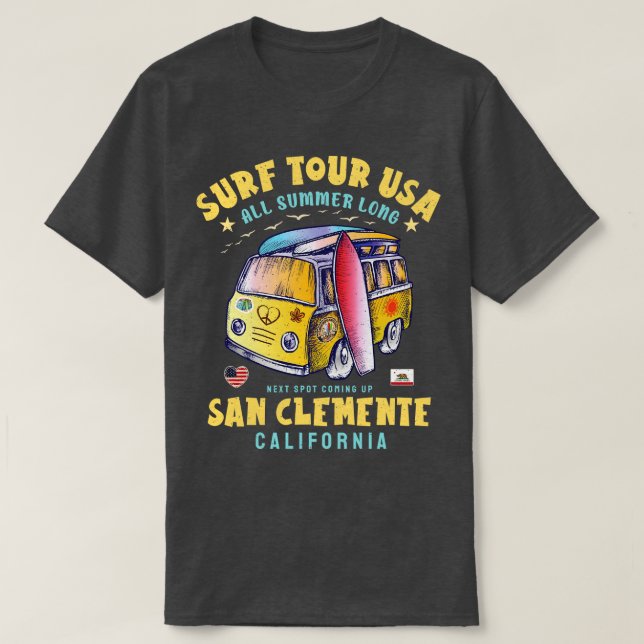 Camiseta San Clemente California (Diseño del anverso)