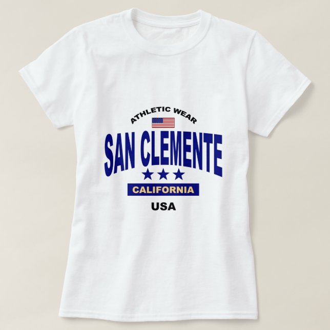 Camiseta San Clemente California (Diseño del anverso)