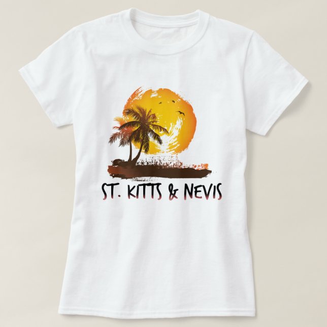 Camiseta San Cristóbal y Nieves (Diseño del anverso)