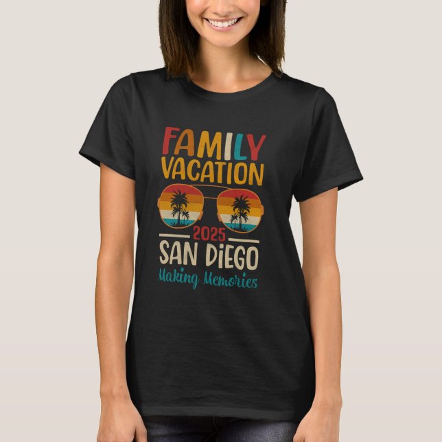 Camiseta San Diego Beach California Matching Family Vacatio (Anverso)