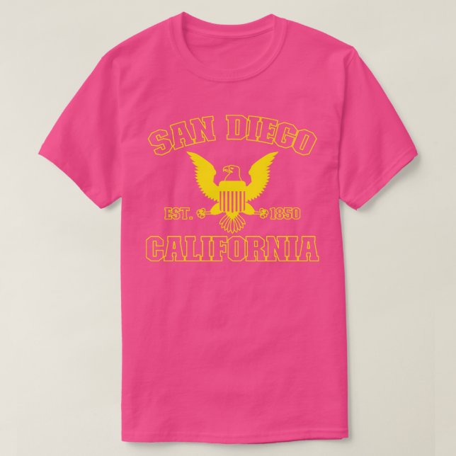 Camiseta San Diego California (Diseño del anverso)