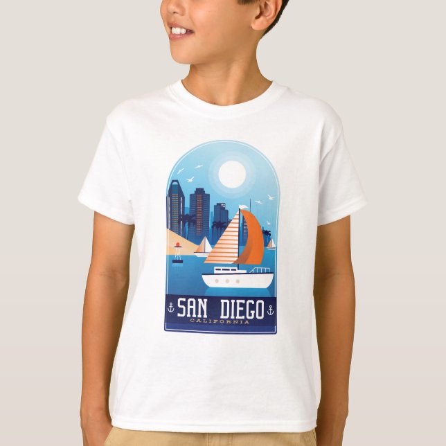 Camiseta  San Diego California (Anverso)