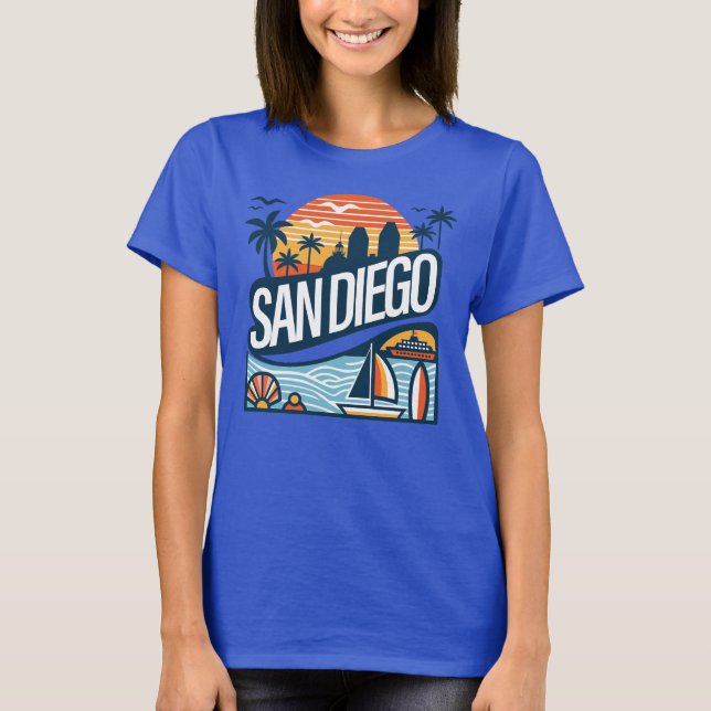 Camiseta San Diego California (Anverso)
