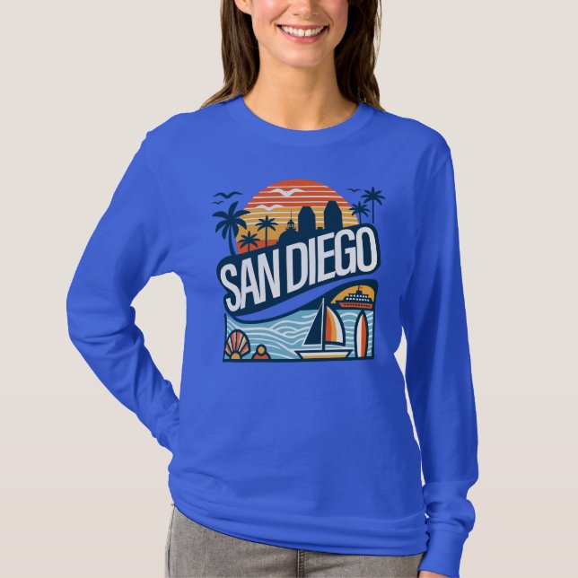 Camiseta San Diego California (Anverso)
