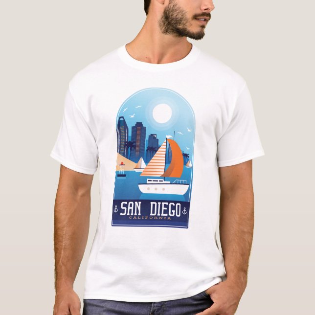 Camiseta  San Diego California (Anverso)