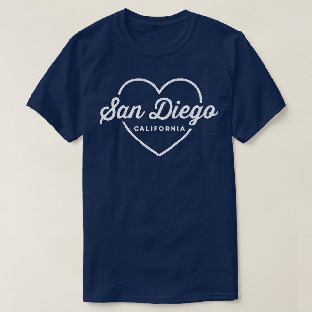 Camiseta San Diego California (Diseño del anverso)
