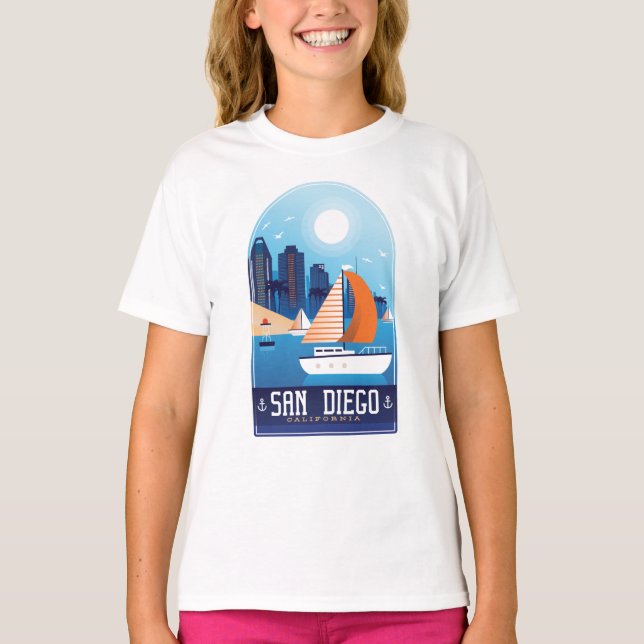 Camiseta  San Diego California (Anverso)