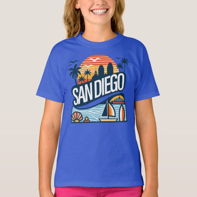 Camiseta San Diego California (Anverso)