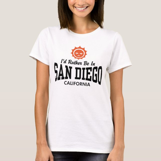 Camiseta San Diego California (Anverso)
