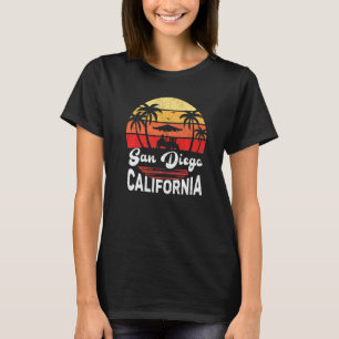 Camiseta San Diego California Beach Retro Vintage Beach Sun