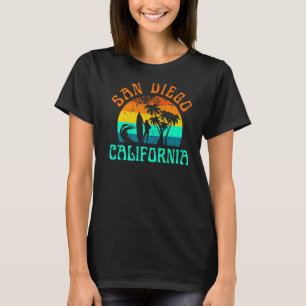 Camiseta San Diego California Beach Surf Summer Vacation Gi