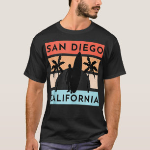 Camiseta San Diego California Beach Surf Summer Vacation Vi