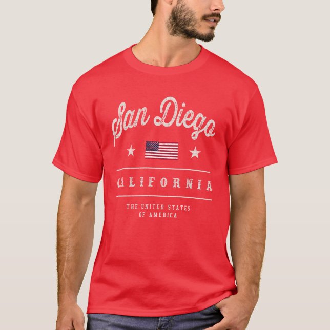 Camiseta San Diego California los E.E.U.U. (Anverso)